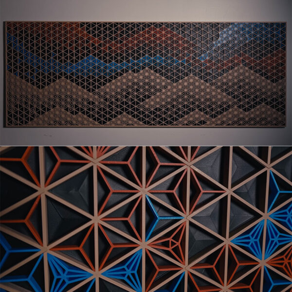 3D-Printed Kumiko Panel Looks Like it Came Straight from a Wood Shop
