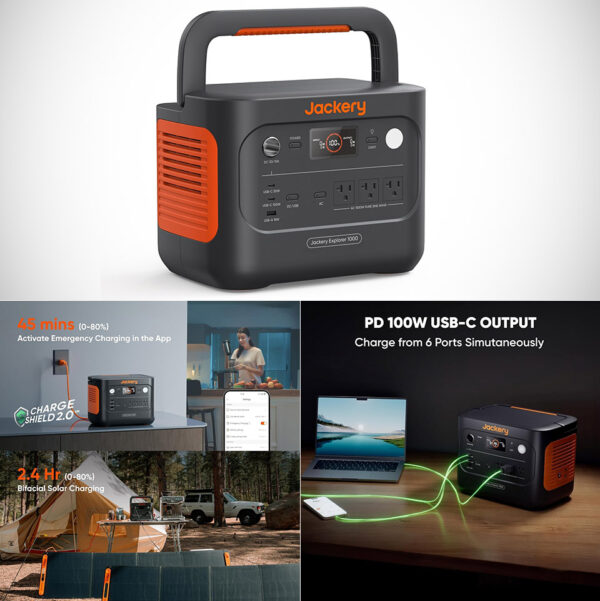 Don’t Pay $800, Get a Jackery Explorer 1000 v2 Portable Power Station for $399 Shipped