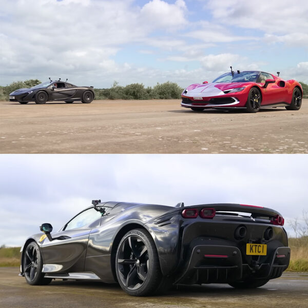 McLaren P1 Gets Pit Against Ferrari 296 GTB in a Supercar Drag Racing Showdown