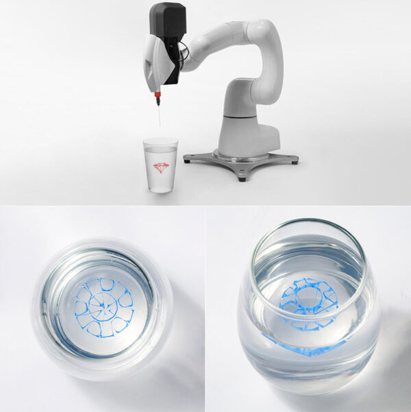 Suntory’s Lidris Robot Begins Painting the Future of Drinks with Intricate 3D Designs