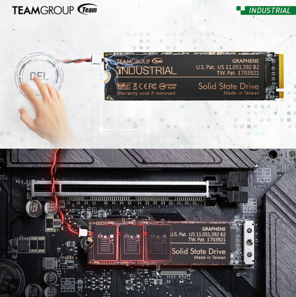 TeamGroup P250Q Self-Destruct SSD Wipes Data at the Push of a Button in 10-Seconds Flat