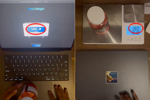 TrackWeight App Turns Your MacBook’s Trackpad Into a Digital Scale
