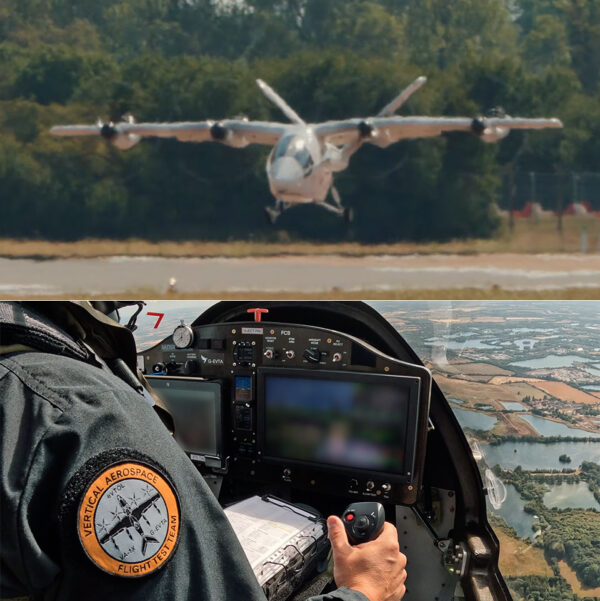 Vertical Aerospace’s VX4 Electric Air Taxi Makes History with First Airport-to-Airport Flight