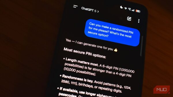 Why You Should Never Share Your PIN With an AI Chatbot
