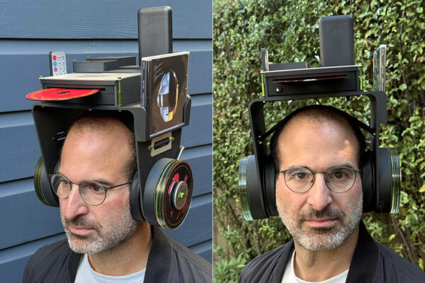 Maker Builds Strange CD Player Headphones That Defy Logic