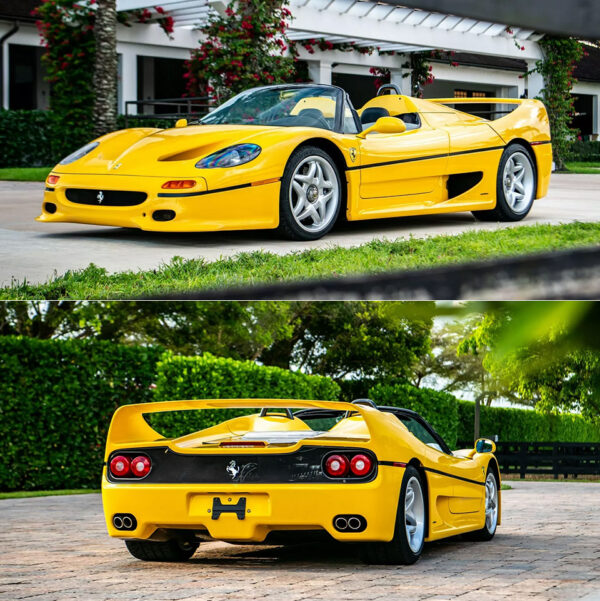 Ralph Lauren’s Giallo Modena Ferrari F50 Rewrote the Record Books by Selling for Over $9-Million