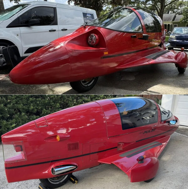 Extremely Rare 1985 Pulse Autocycle is Part Car, Part Motorcycle, and Part Airplane