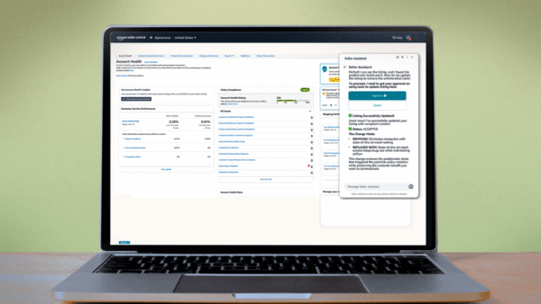 Amazon launches AI agent to help sellers complete tasks and manage their businesses