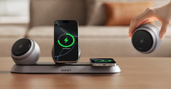 Aukey’s new charger gives more freedom through the power of the orbs