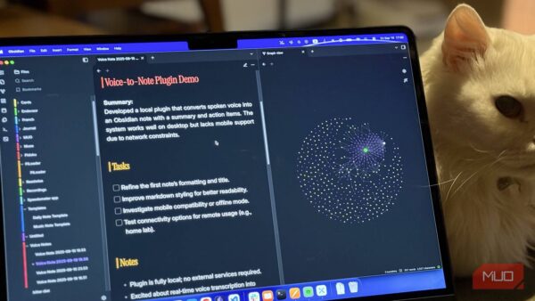 I taught Obsidian to listen and write my notes for me