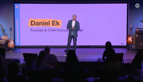 Spotify’s founder and CEO Daniel Ek is stepping down