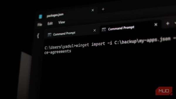 I rebuilt my Windows setup in minutes using Winget’s export and import commands