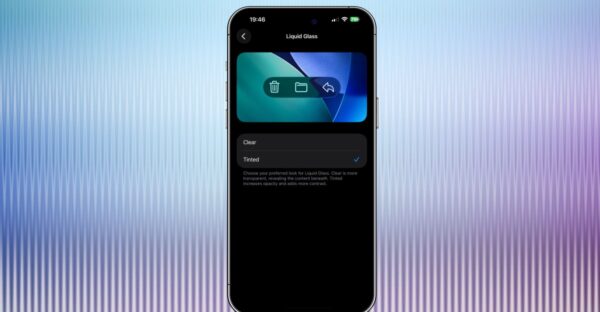 Apple adds a new toggle to make Liquid Glass less glassy
