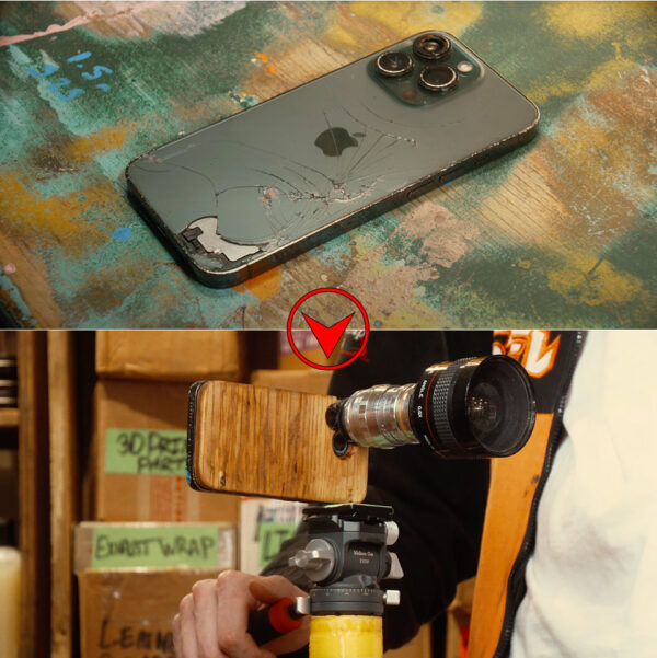 DIY Lens Mod Adventure Turns Broken iPhone Into a Cinema Camera