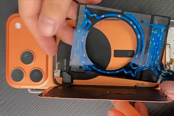 Chilling an iPhone 17 Pro Max the Mad Scientist Way with Liquid Air Cooling