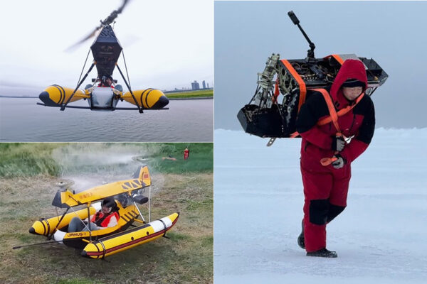 First Look at Janus-I, an Innovative Suitcase Helicopter that Soars