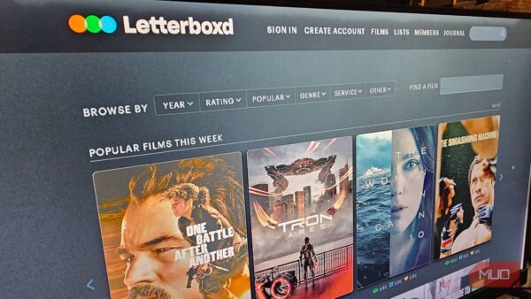 I hate that Netflix changed my watch list, so I moved to Letterboxd