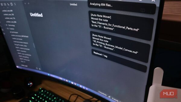 I let my local LLM organize my chaotic Obsidian vault and it and it nailed it