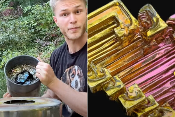 Why Bismuth Crystals Form Naturally