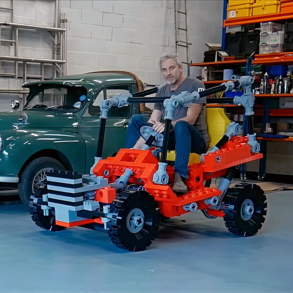 Life-Sized LEGO Technic Dune Buggy Takes Giant Leap from Bricks to the Road