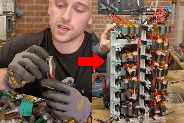 Forget the Tesla Powerwall, this Engineer Used 500 Disposable Vapes to Build His Own Version