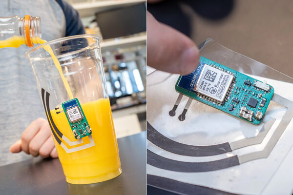 Sweat-Powered Smart Sticker Sneaks Health Checks Into Your Morning Sip