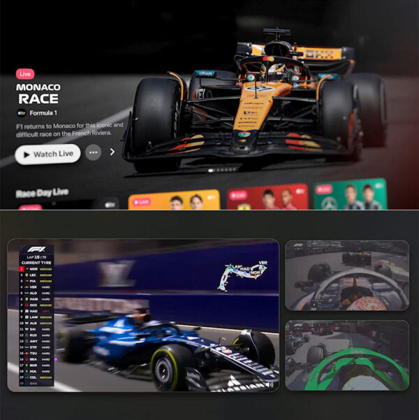 Apple’s Grip on F1 Brings Racing into the Stream, Teases New Interface