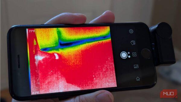 I used a thermal camera on my phone and found out why my bills were so high