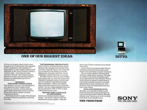 Fascinating Look Back at Sony’s Trinitron KV-3000R, the Company’s Most Luxurious Trinitron TV Ever
