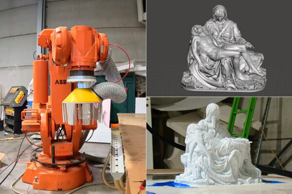 ABB IRB6400 Robot Arm Gets Turned Into a Functional 3D Printer