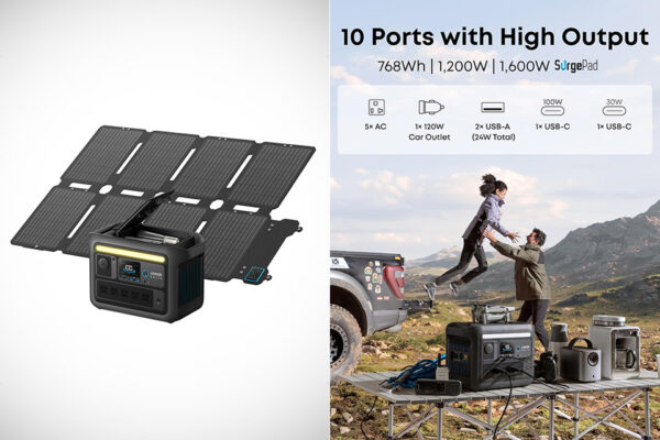 Anker SOLIX C800X Portable Power Station w/100W Solar Panel Delivers Reliable Power Where You Need It Most