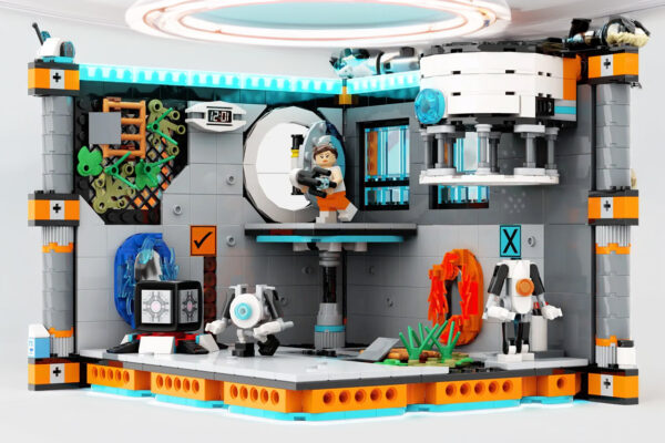LEGO Ideas Portal 2 Test Chamber Creator Lets You Build Your Own Aperture Science Puzzles in Brick Form