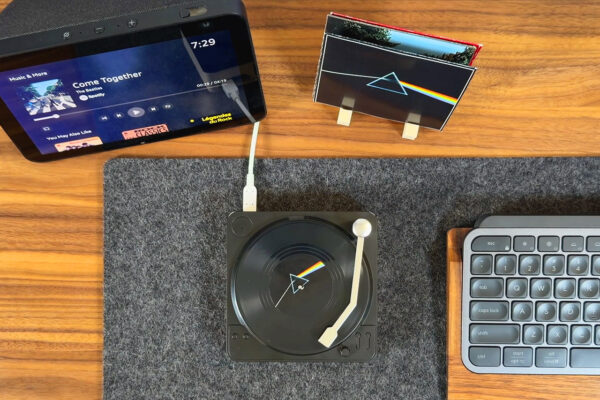 Mini Record Player is Actually a Spotify Streaming Device