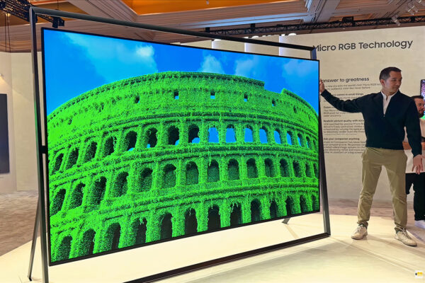 Samsung’s 130-Inch Micro RGB TV is World’s First, Dominates CES 2026