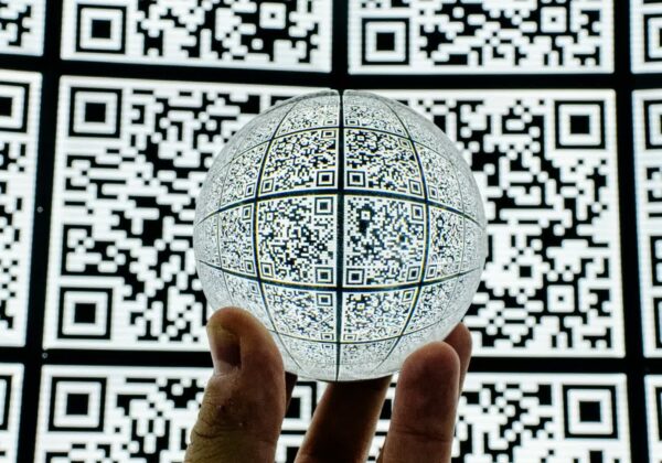 Etching the world's smallest QR code in ceramic pushes data storage to the nanoscale