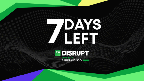 7 days until ticket prices rise for Disrupt 2026