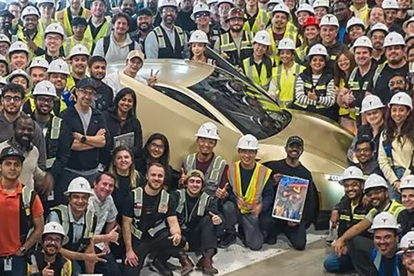 Giga Texas Sees First Tesla Cybercab Roll Off the Line