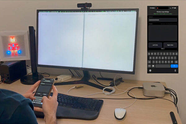 Modder Turns an iPhone into a Wireless Keyboard and Mouse