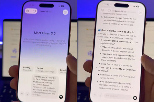 Alibaba’s New Qwen 3.5 Small AI Model Can Run Directly On an iPhone 17