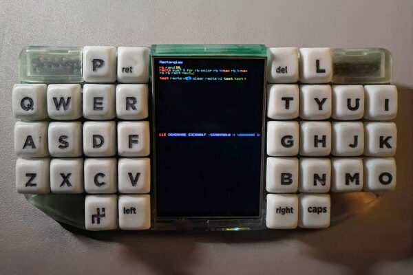 BANDIT Handheld Computer Packs a ColorForth Machine and Chording Keyboard Into Your Pocket