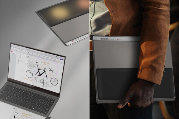 Compal’s AI Book Redefines the Laptop’s Idle Space By Integrating an E Ink Screen Directly Into the Palm Rest