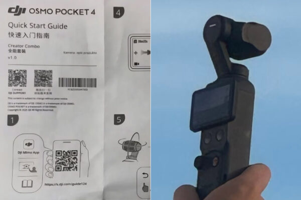 DJI Osmo Pocket 4 Emerges from the Shadows, Quick Start Guide Teased