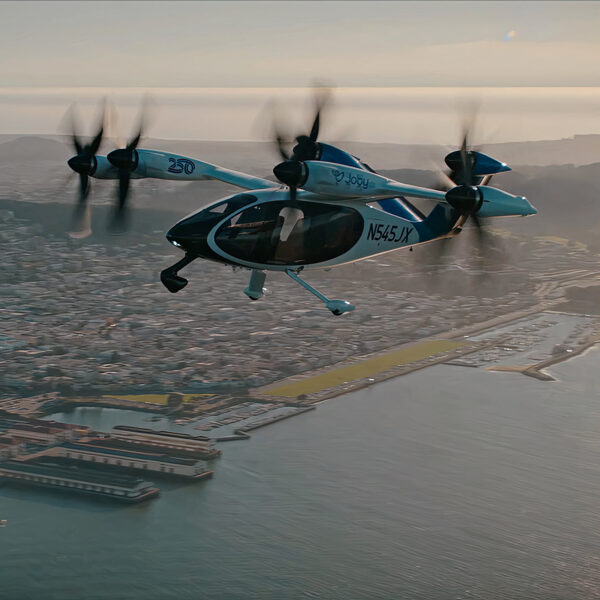 Joby’s Pilotless Electric Air Taxi Soars Across San Francisco Bay in Milestone Test
