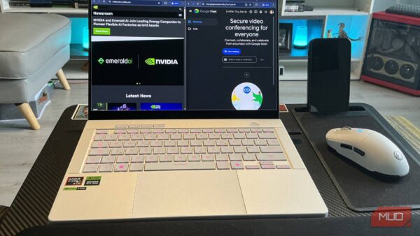 My gaming laptop turned out to be a better workstation than I expected
