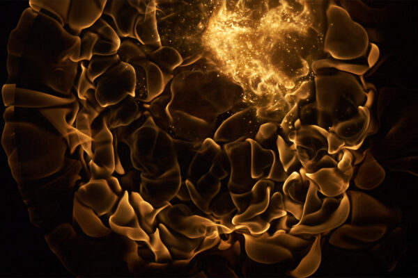 Fire Filmed from Below Reveals Surprising Details in Super Slow Motion