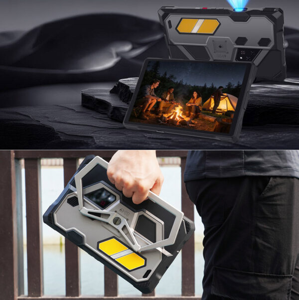 Tank Pad Ultra Packs a Built-In Projector and Days of Battery Life Into a Tough Tablet Body