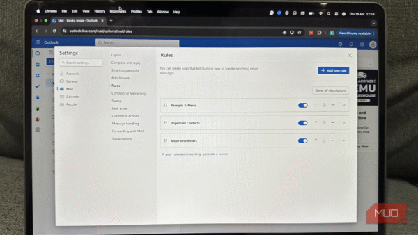 I set up 3 Outlook rules and my inbox mostly cleans itself now