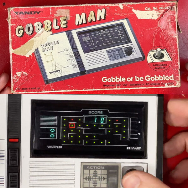 Fascinating Look at Tandy’s Gobble Man, a Handheld Maze Game That Lit Up Pockets in 1983