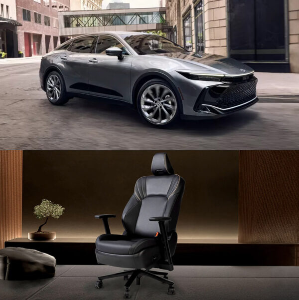 Toyota Crown Car Seat Becomes a $3,500 Desk Chair Packed With Real Vehicle Features