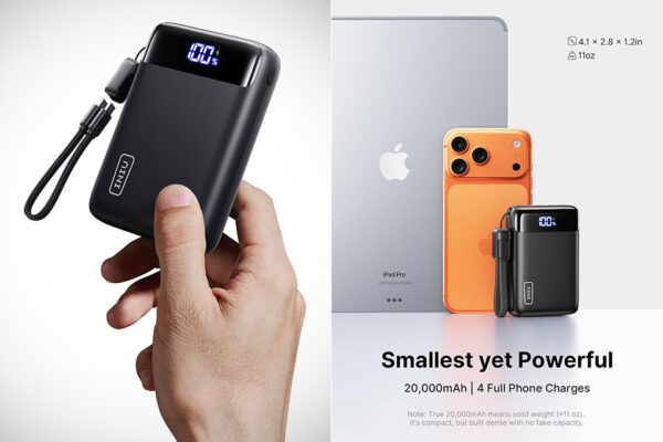 INIU 20,000mAh Power Bank is Company’s Smallest, Can Fully Charge a Smartphone Up to 4-Times